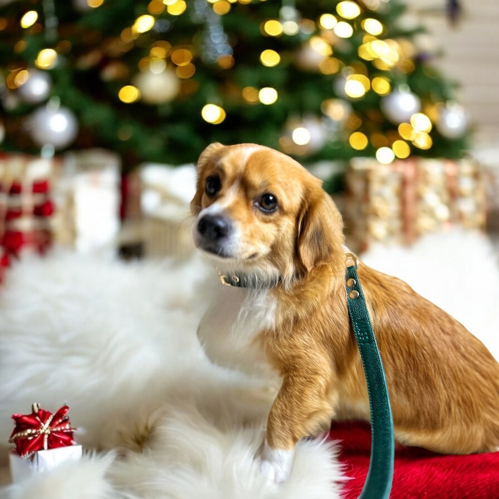 Laisse en cuir WAFFY