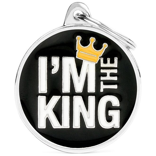 Médaille Charms "I'm The King" Grand
