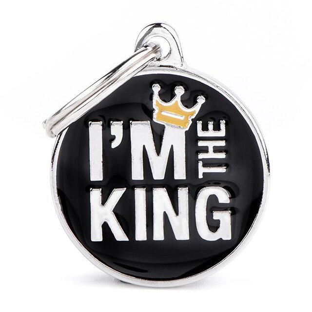Médaille Charms "I'm The King" Petite