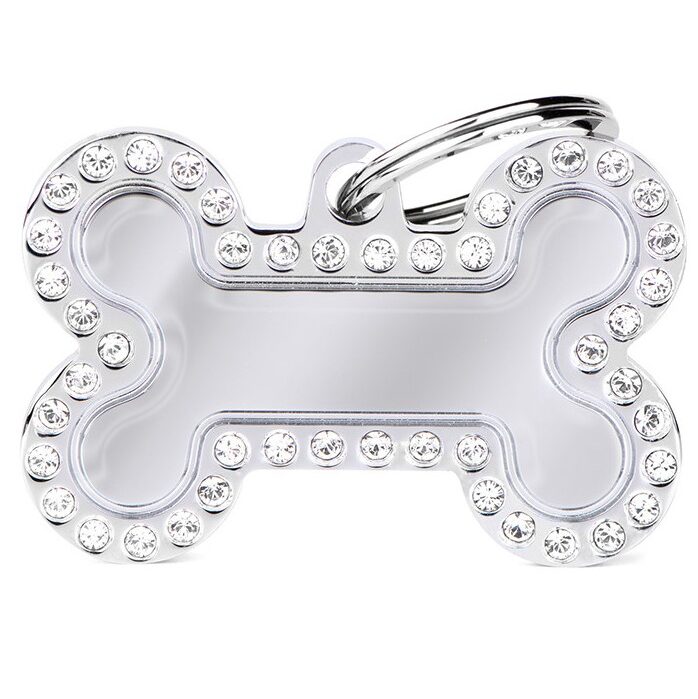 Médaille Glam Os avec Strass