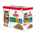 Hill's Kitten Selection combi poulet & poisson pâtée pour chaton 85g