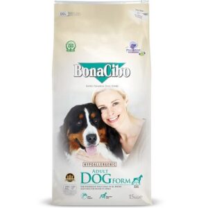 Bonacibo Formule SENIOR :Croquettes Low Grain et Hypoallergeniques pour chiens âgés 7+ ou en surpoids (au poulet)