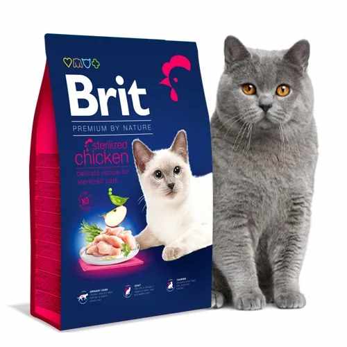brit premium by Nature Sterilized Chat adulte Poulet 1.5kg