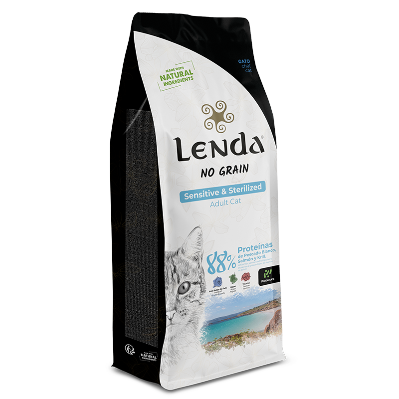 Croquette Chat Sensitive & Gastro (Hypoallérgenique) & Sterilized Grain-Free 2kg: Adult CAT