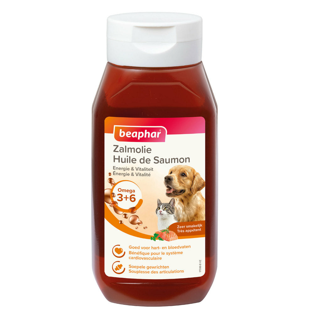 Beaphar Salmon Oil for Dogs & Cats – 430 ml