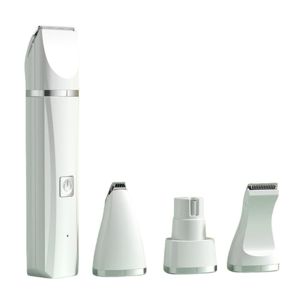 Tondeuse Animale 4-en-1 – Recharge USB et Faible Bruit