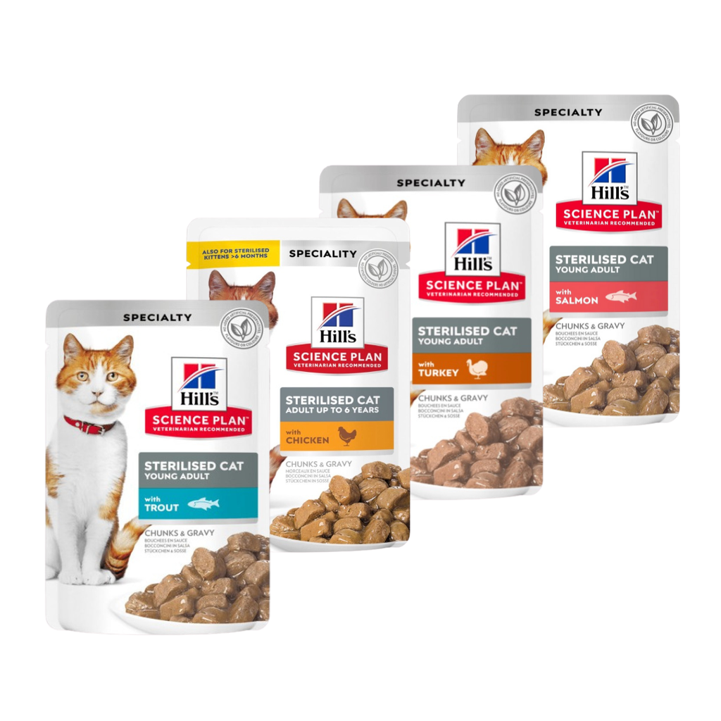 Hill’s Science Plan Chunks & Gravy – Sterilized Cat Food
