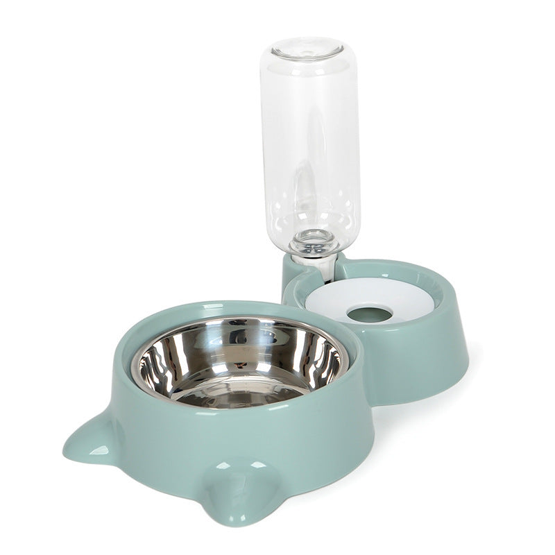 Mangeoire Automatique pour Chat et Chien - Distributeur de Nourriture et d'Eau