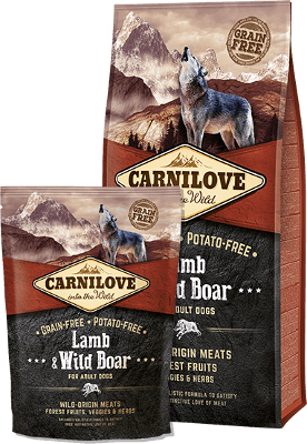 Carnilove Lamb & Wild Boar for adult dogs 12Kg
