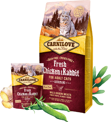 Carnilove Fresh Chicken & Rabbit 400g/2Kg/6Kg
