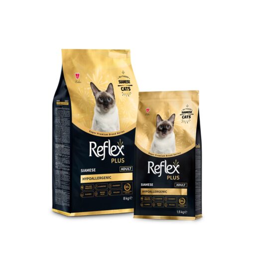 Reflex Plus Premium Siamois Adulte Poulet 1,5 Kg – Croquettes Chat à Casablanca