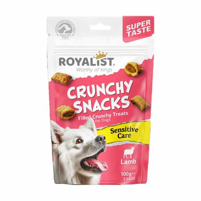 Royalist dog crunchy snacks lamb 100g
