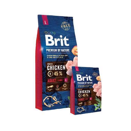 Brit dog adult large chicken 15kg