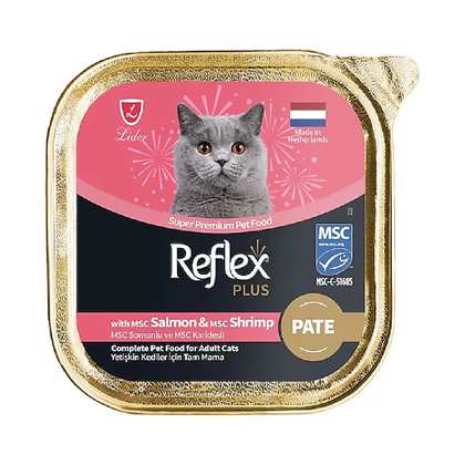 Reflex Plus pate salmon & shrimp