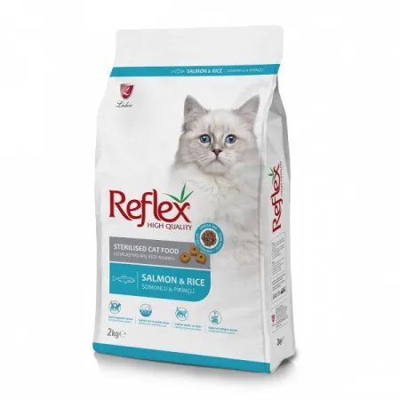 Reflex croquettes pour chat stérilisé au saumon 2 Kg