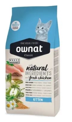 Ownat Classic au poulet frais pour chatons 4 kg