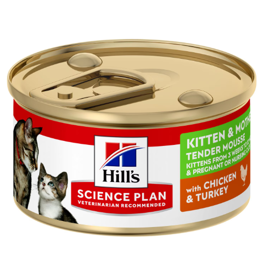 Hill’s Science Plan KITTEN & MOTHER Mousse Pour Chatton Poulet & dinde - 85g