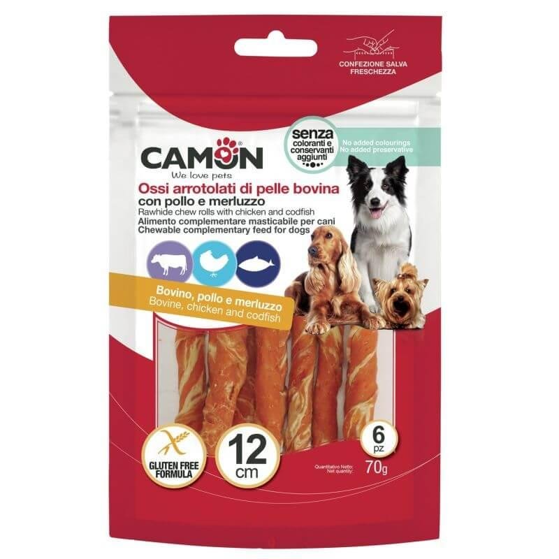 CAMON Rolls Bovine & Chicken 70g