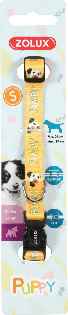 COLLIER PUPPY MASCOT 13MM JAU