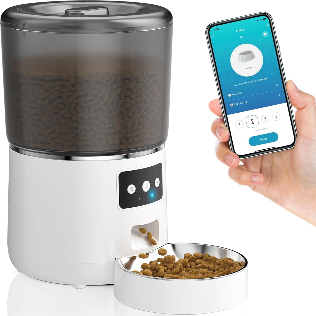 Distributeur Croquettes Chat Automatique WiFi