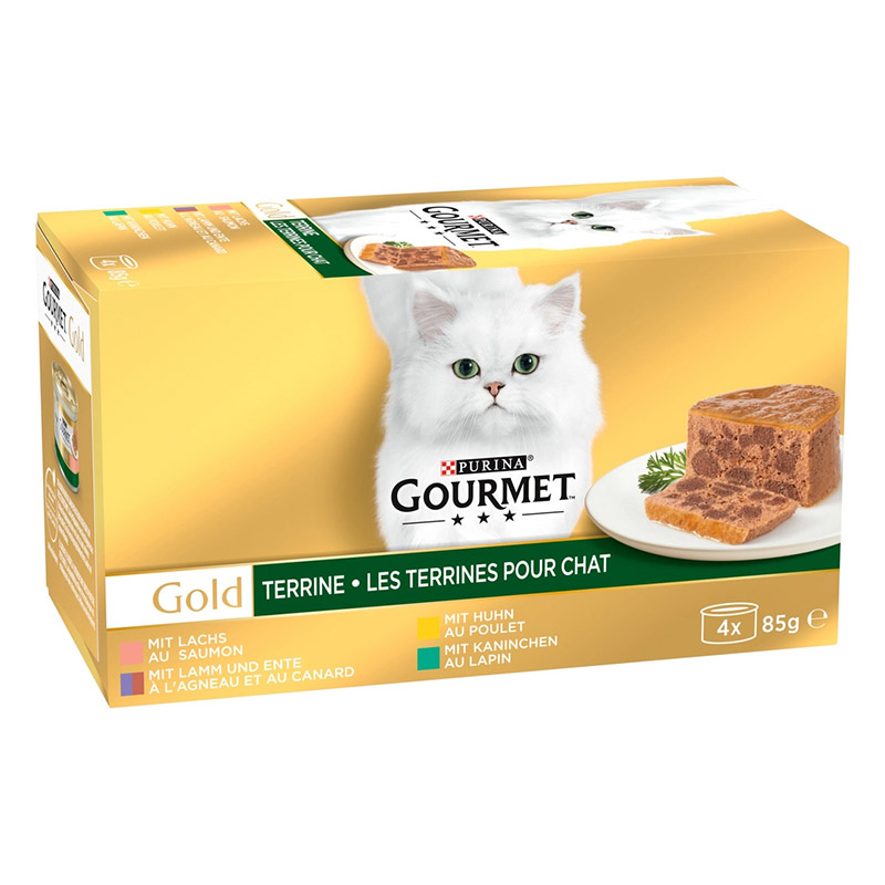 LES TERRINES POUR CHAT AVEC LÉGUMES 4X85 Gr – PURINA