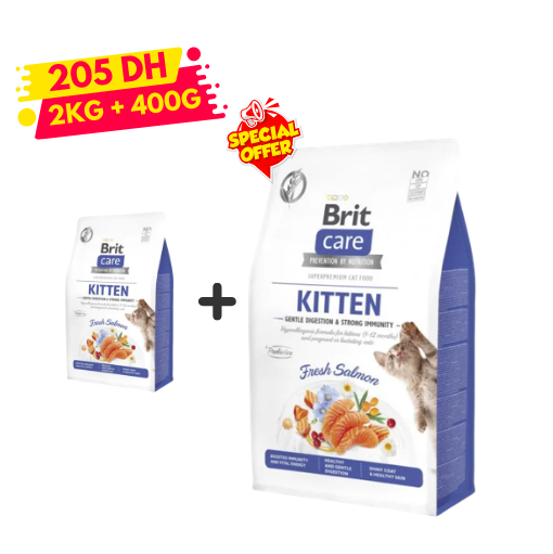 BRIT CARE CAT GRAIN FREE KITTEN HEALTHY GROW 7 KG