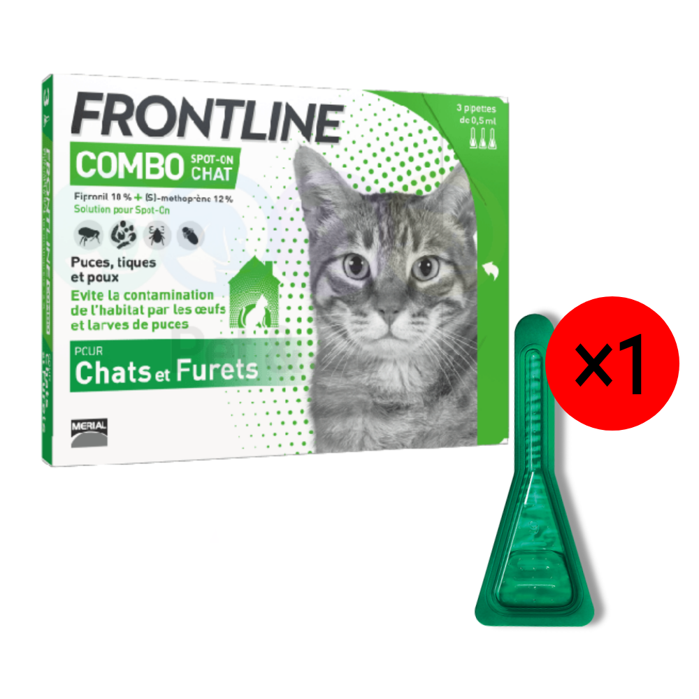 Frontline Combo Anti-flea for cats ×1 pipette