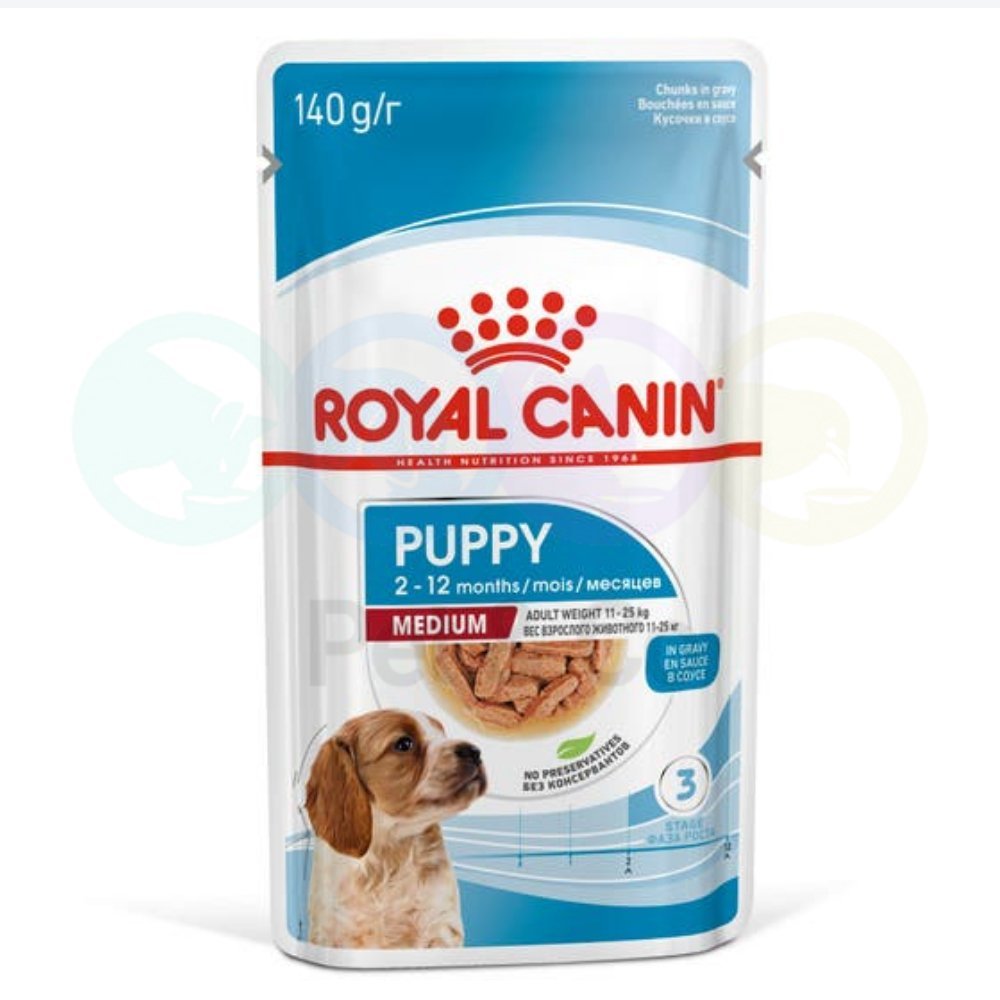 Royal Canin Chunks in Gravy for Puppies Medium Sized Breed 140g