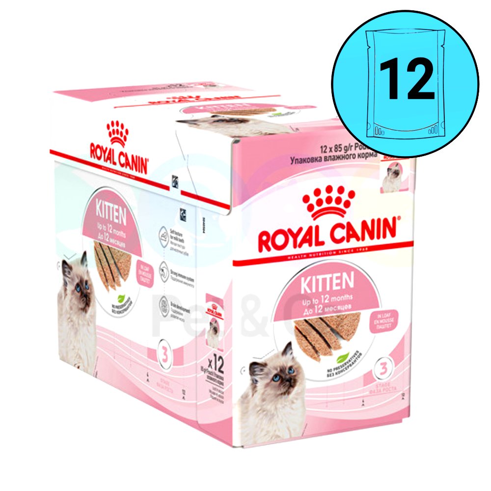 Lot Royal Canin Loaf for kittens 12×85g