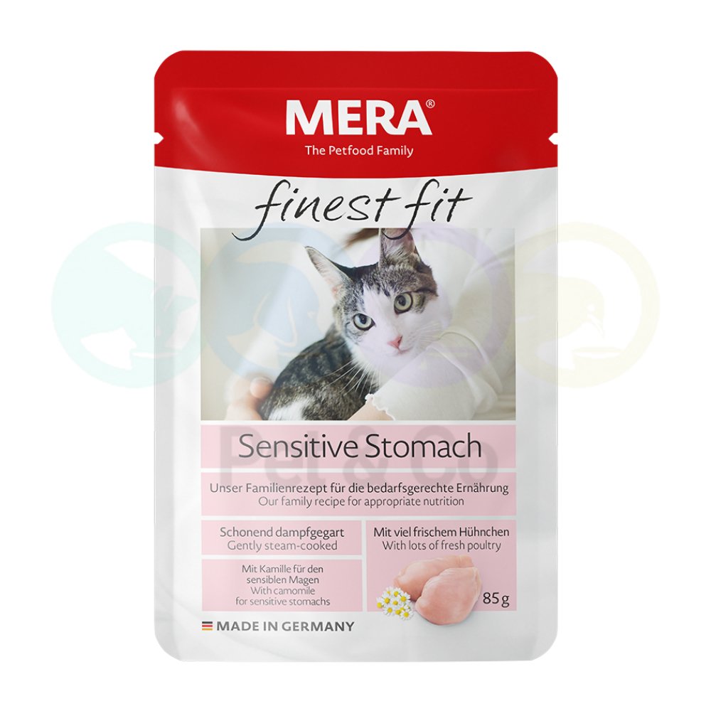 Mera Chunks in Gravy for Cats Sensitive with Poultry 85g