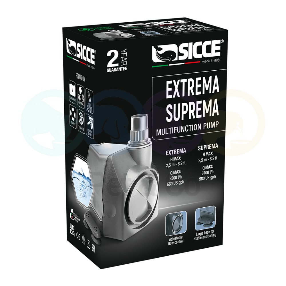 Pompe de recirculation 2500L/H - Extrema SICCE