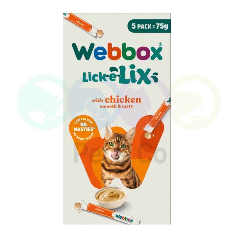 Webbox Liquid for Cats with Chicken 5x15g