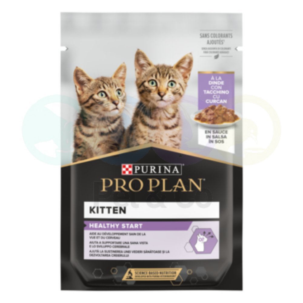Pro Plan Chunks in Gravy for Kittens with Turkey 85g