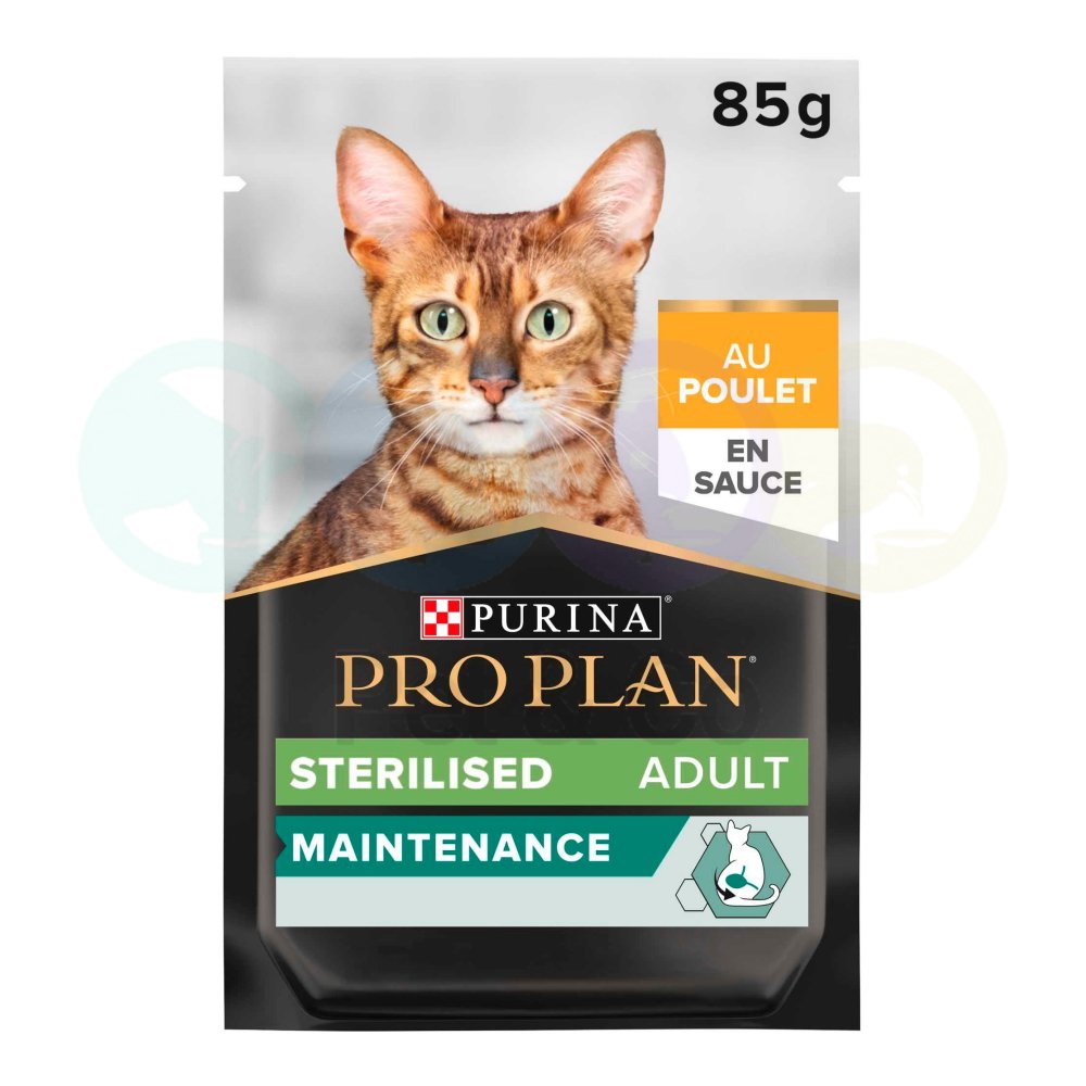 Pro Plan Chunks in Gravy for Sterilized Cats with Chicken 85g