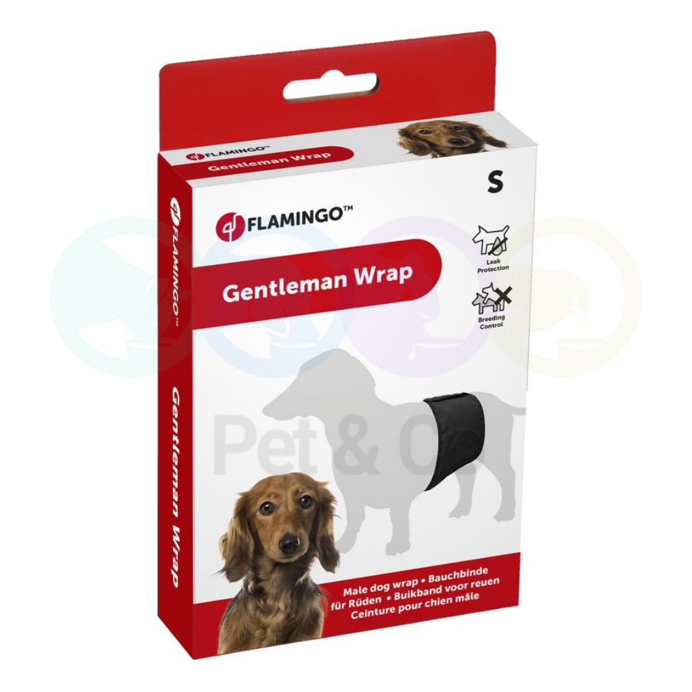 Ceinture pour Chiens S - Flamingo