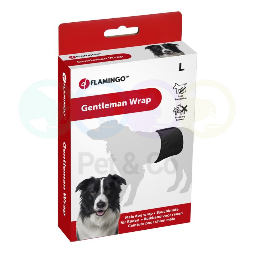 Ceinture pour Chiens L - Flamingo