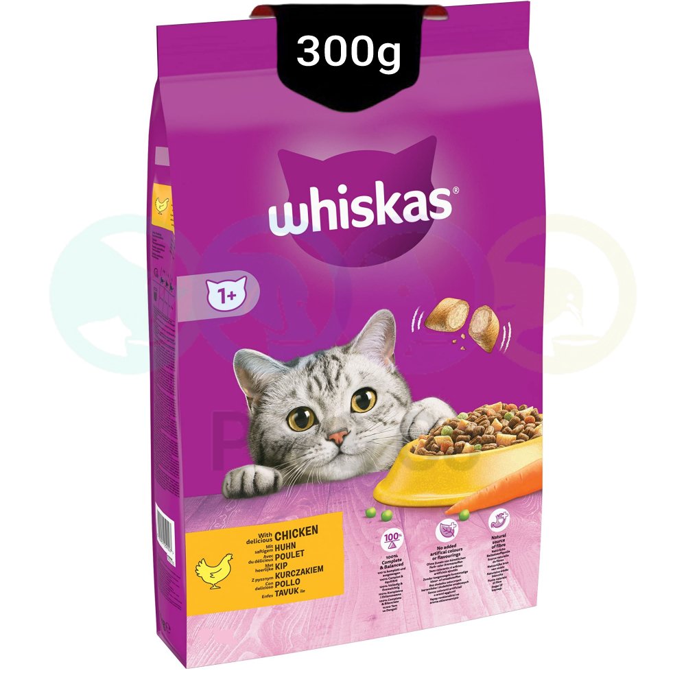 Whiskas Kibbles for Cats with Chicken 300g