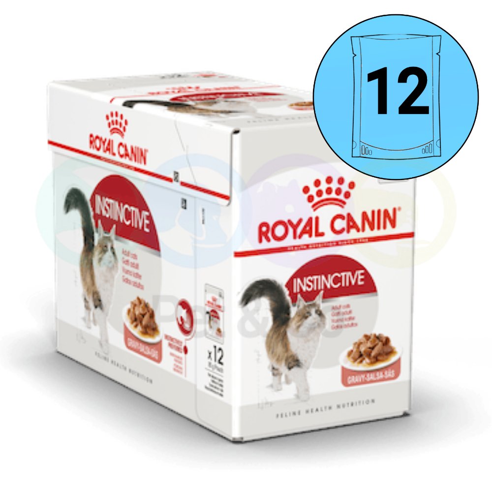 Lot Royal Canin Chunks in gravy for Cats Instinctive 12×85g