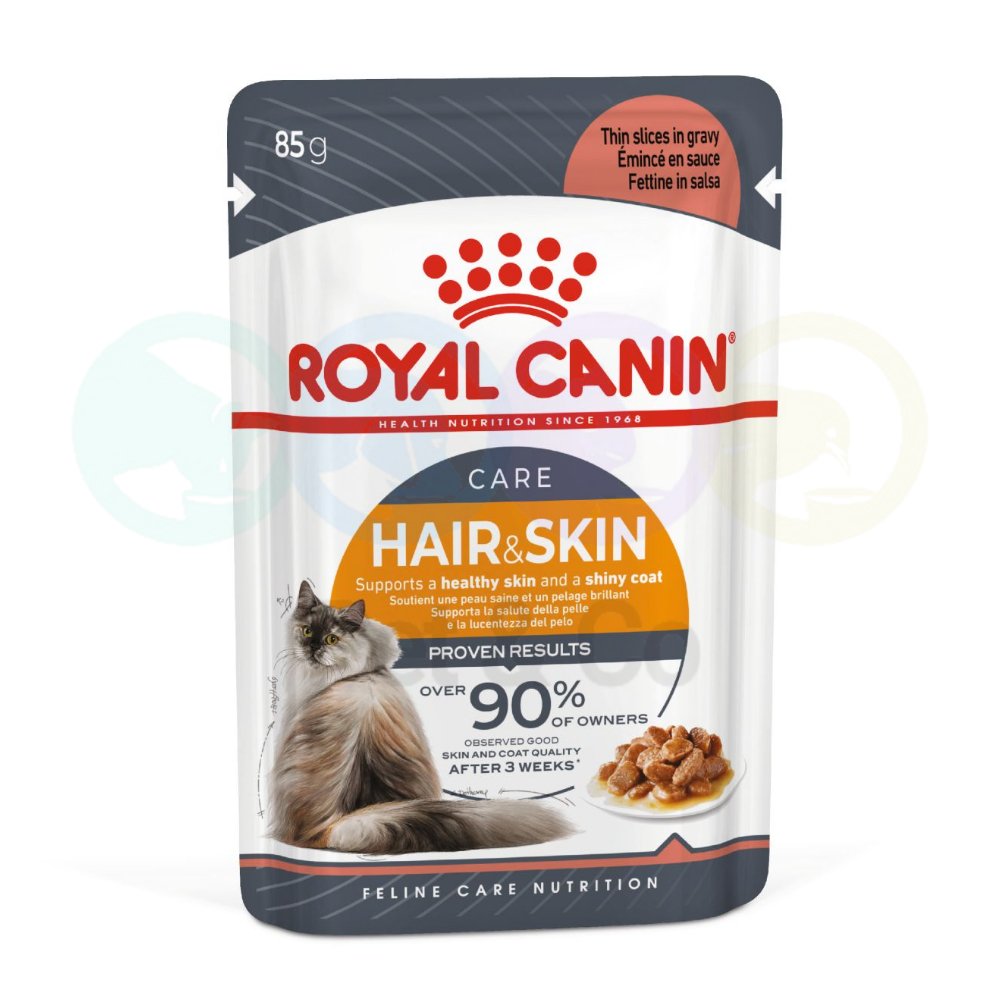 Royal Canin Chunks in gravy for Cats Hair & Skin Care 85g