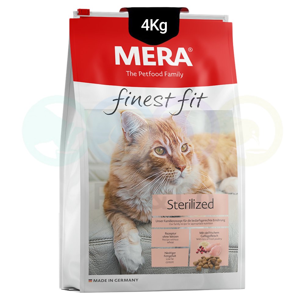 Mera Kibbles for Sterilized Cats Finest Fit with Poultry 4Kg