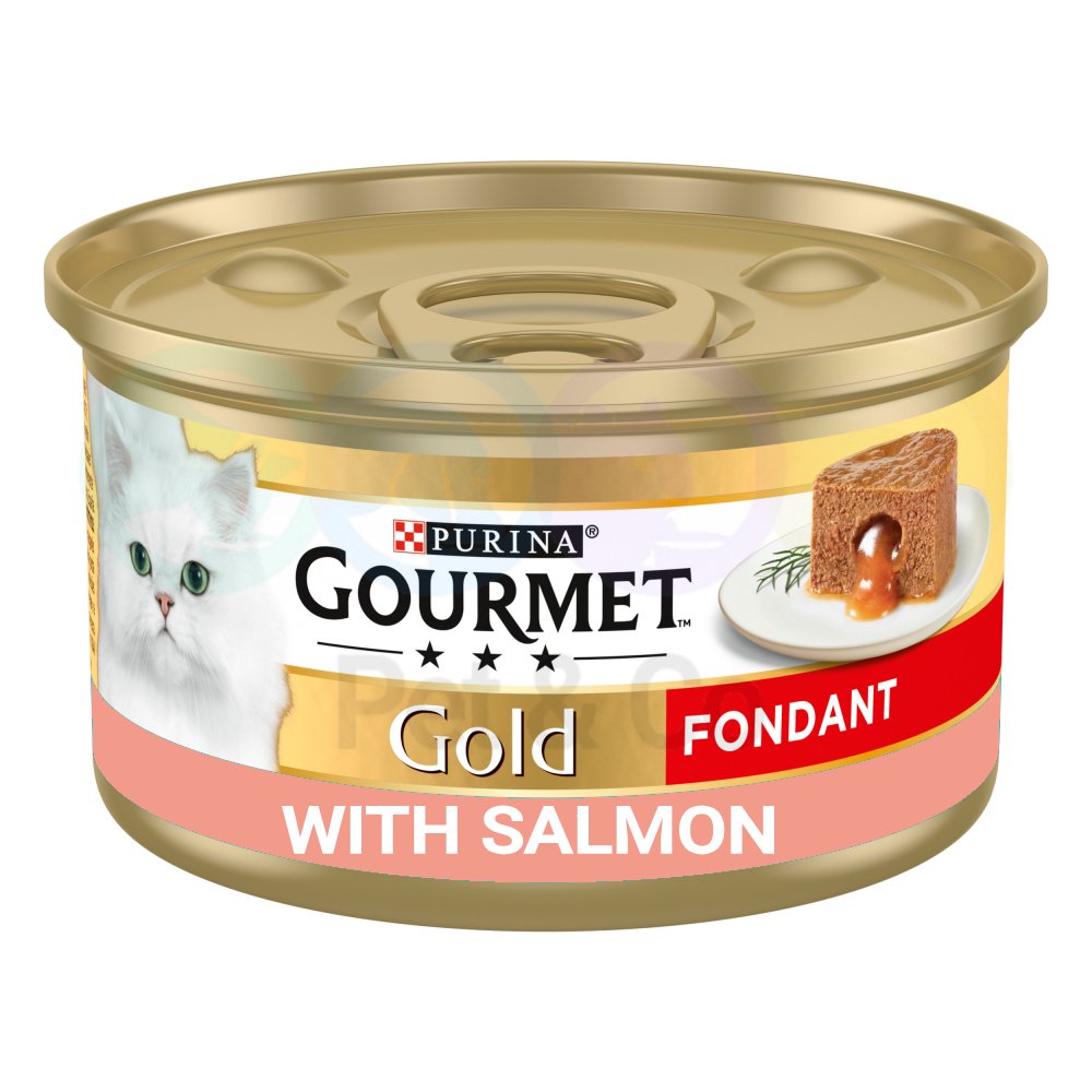 Purina Gourmet Gold Fondant with Salmon 85g