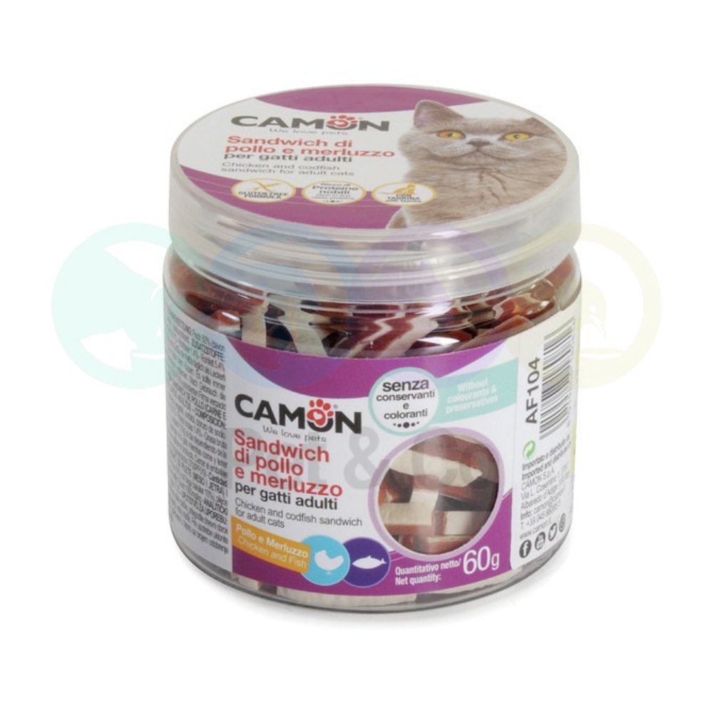 Camon codfish & chicken Sticks for Cats 60g