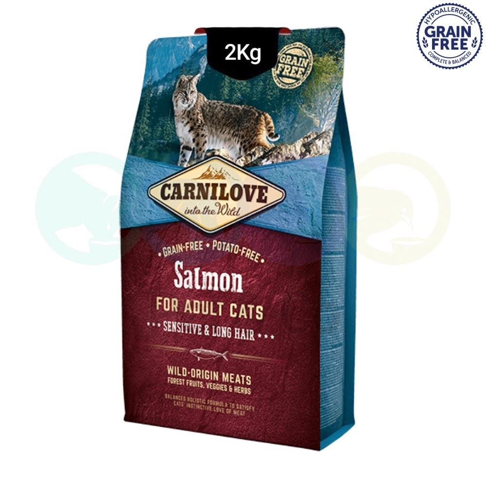 Carnilove Kibbles for Cats with Sensitive Digestion with Salmon 2kg