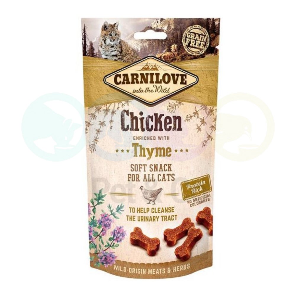 Carnilove Semi-Moist Treat for Cats with Chicken & Thyme 50g