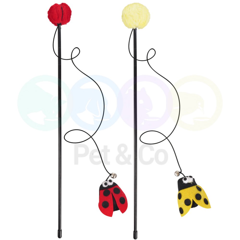 Cat Toy Dangler Ladybug