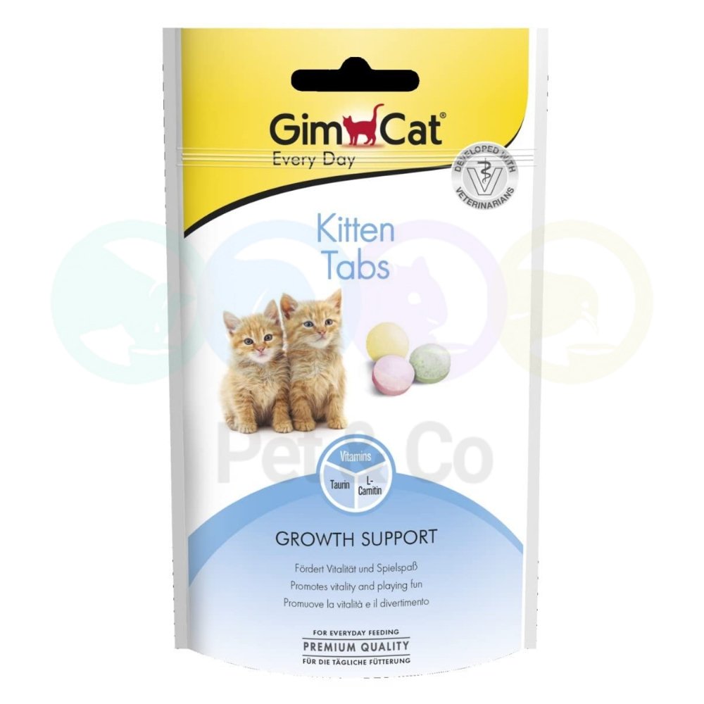 GimCat Kitten Tabs promotes Vitality 40g