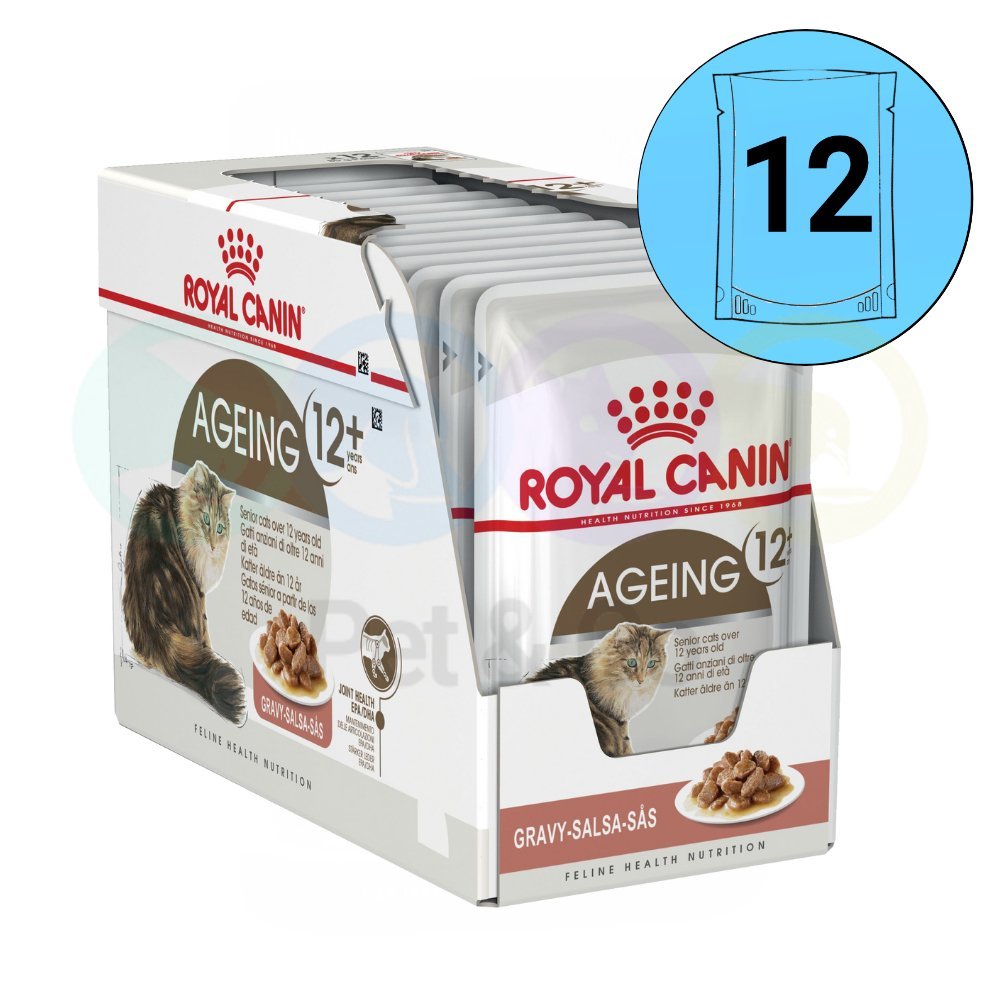 Lot Royal Canin Chunks in gravy for Senior Cats Ageing 12×85g