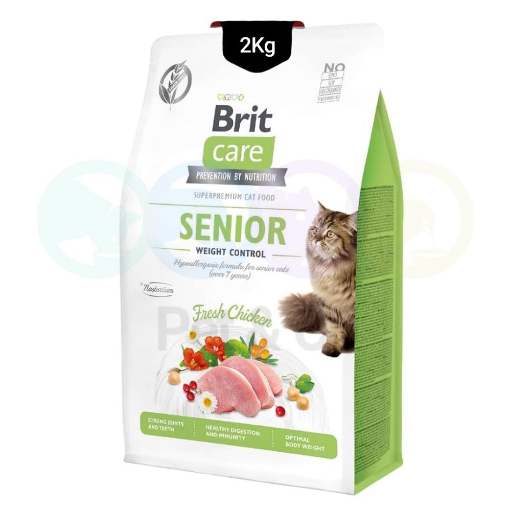 Brit Care Grain-free kibbles for Cats Senior 2Kg