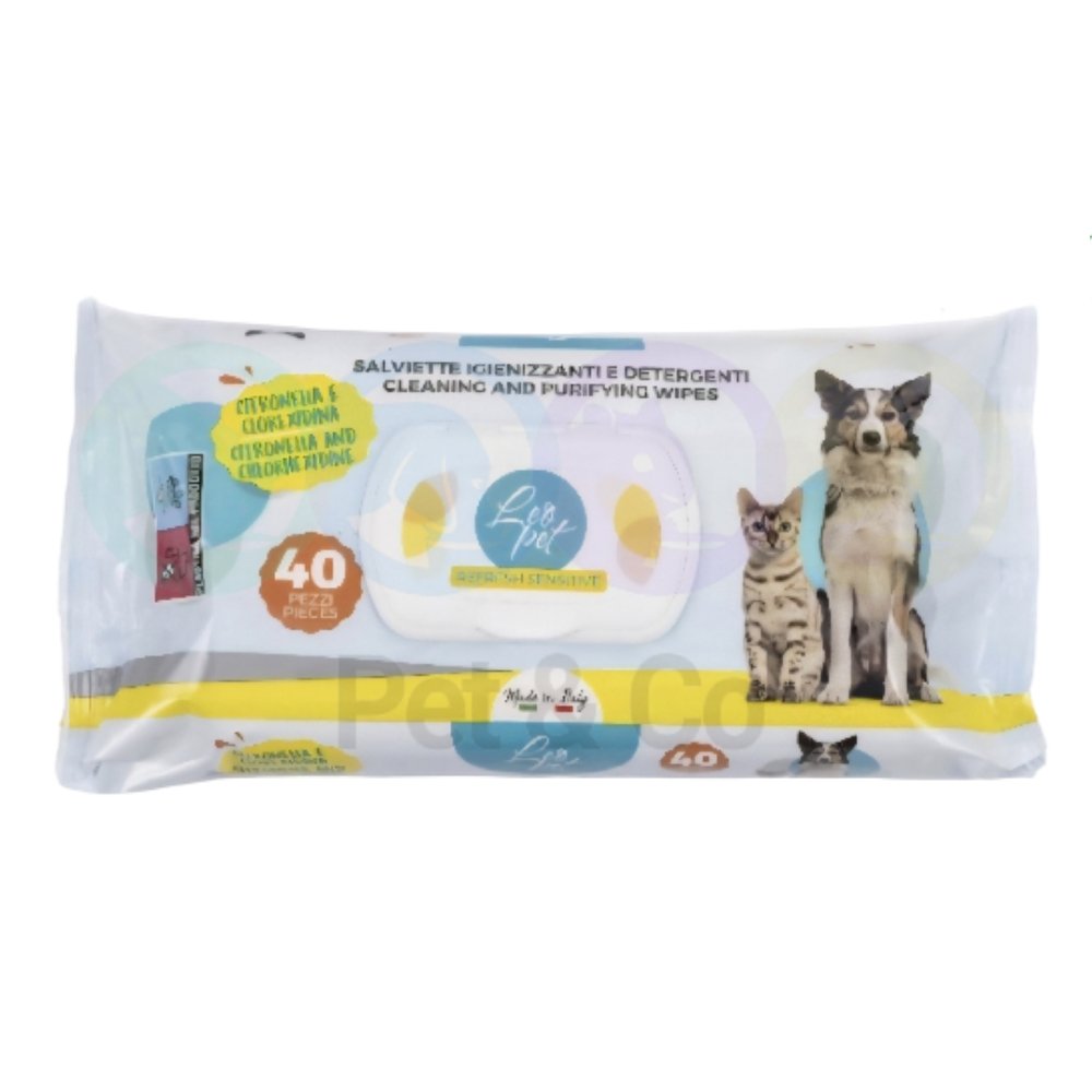 Wet Wipes with Citronella Scent & Chlorhexidine 40pcs