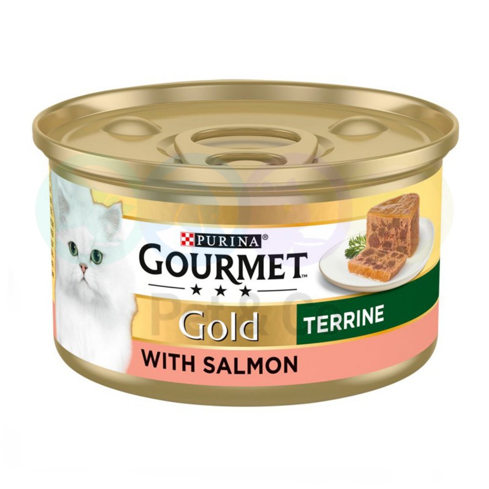 Gourmet Gold Terrine for Cats with Salmon 85g
